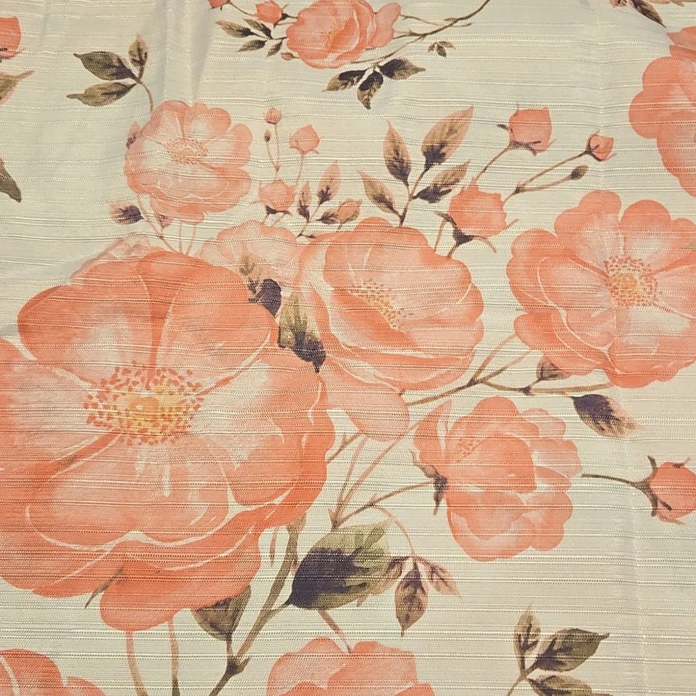 Pink Flower Shower Curtain